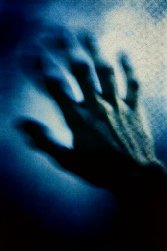 Nocturnal Digital Noir style reference image — heavy digital grain