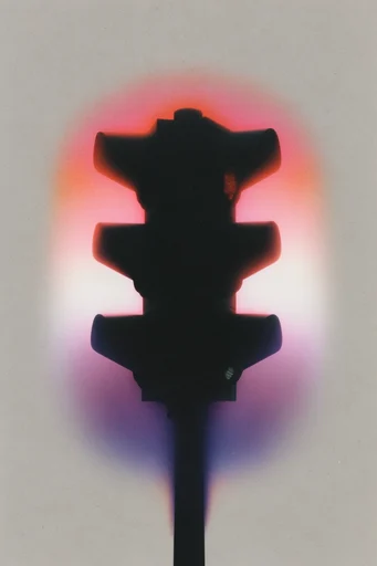 Thermal Ethereal Noir style reference image — thermal imaging glow