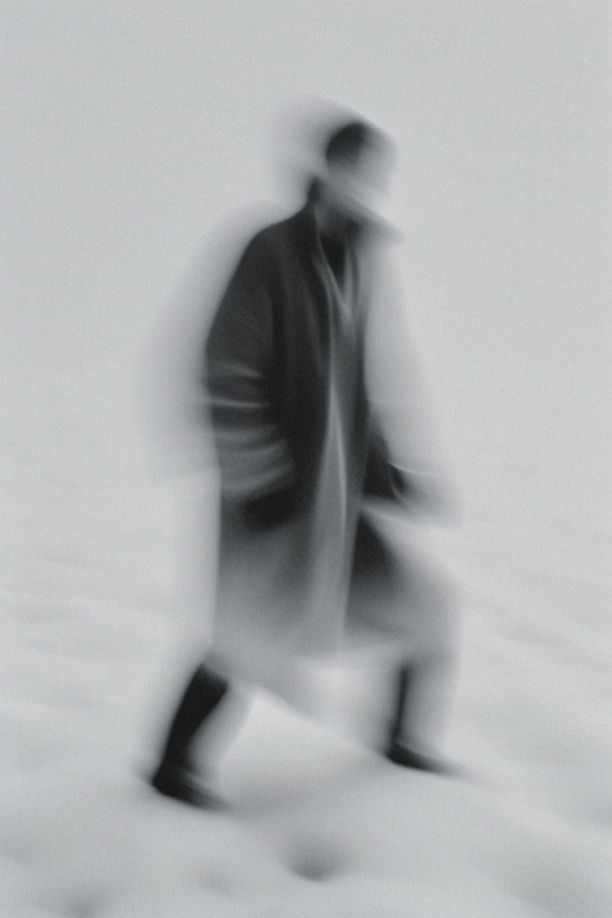 Ethereal Monochromatic Erosion style AI image example 1