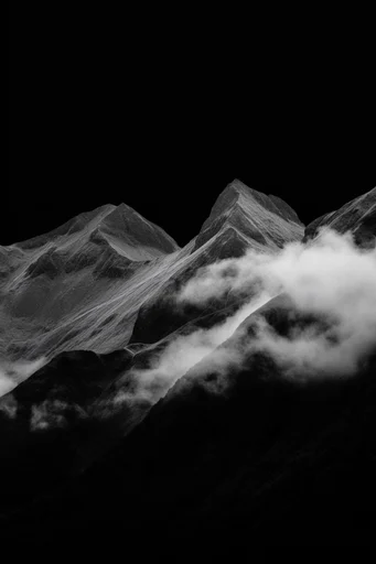 Cinematic Chiaroscuro Noir style reference image — high-contrast monochrome
