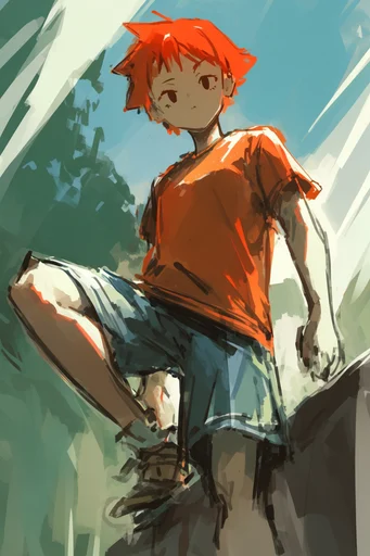 Vibrant Nostalgic Anime moodboard — generate AI images in this style