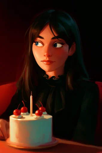 Bold Expressive Illustration style reference image — dynamic rim lighting