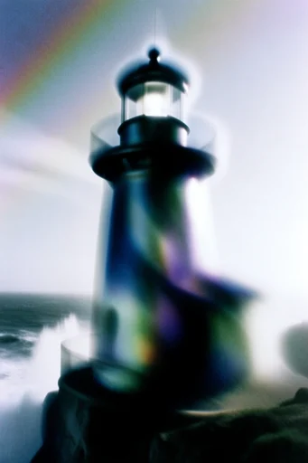 Spectral Acid Noir style reference image — soft-focus abstraction
