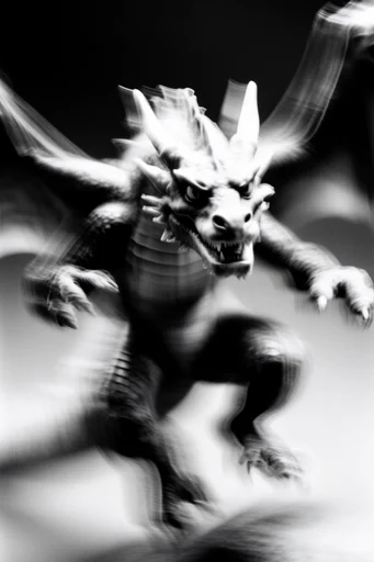 Spectral Analog Noir style reference image — motion blur