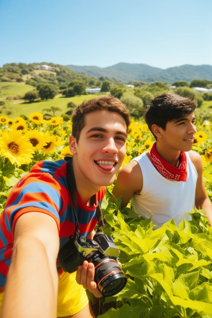 Vibrant Sunlit Optimism style AI image example 2