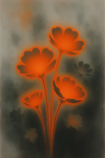 Luminous Spectral Silhouette style reference image — dreamlike surrealism