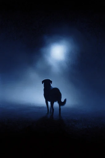 Bioluminescent Abyssal Resonance style reference image — high contrast chiaroscuro