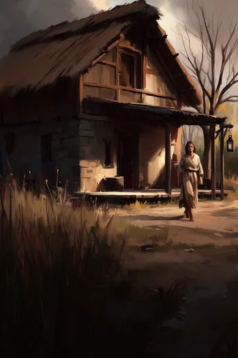 Gritty Painterly Chiaroscuro style AI image example 4