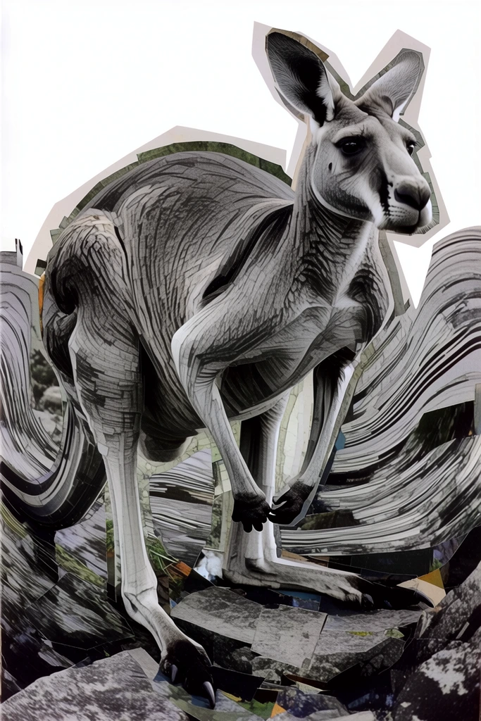 Surreal Geometric Urbanism style AI image example 3