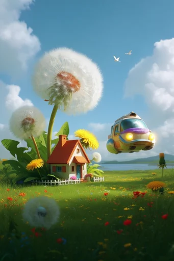 Ethereal Solarpunk Pastoral style reference image — high-gloss futuristic accents