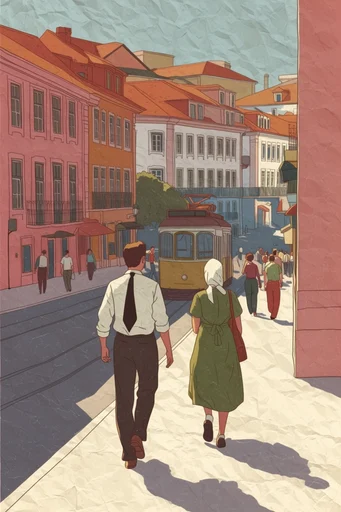 Sun-Drenched Illustrative Mediterranean style reference image — cinematic lighting