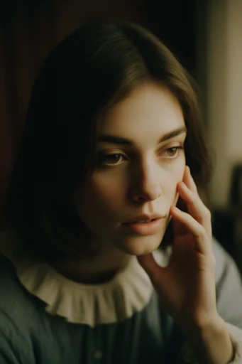 Cinematic Analog Melancholy style reference image — vintage nostalgic atmosphere