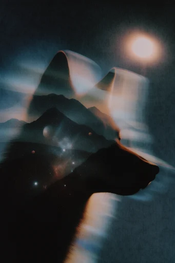 Spectral Luminal Surrealism style AI image example 3