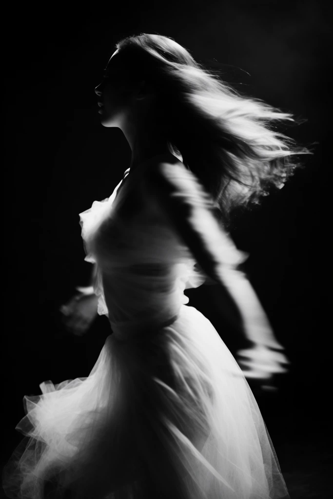 Cinematic Chiaroscuro Noir style AI image example 1