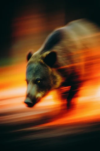 Kinetic Nocturnal Blur style AI image example 3