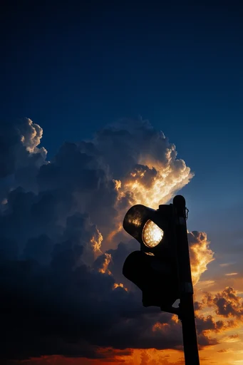 Monumental Twilight Cloudscapes style reference image — golden hour lighting