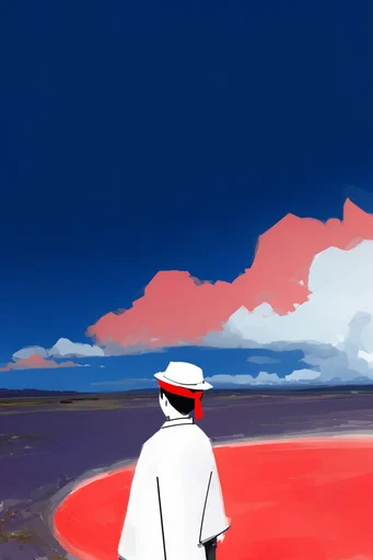 Graphic Melancholic Futurism moodboard — generate AI images in this style