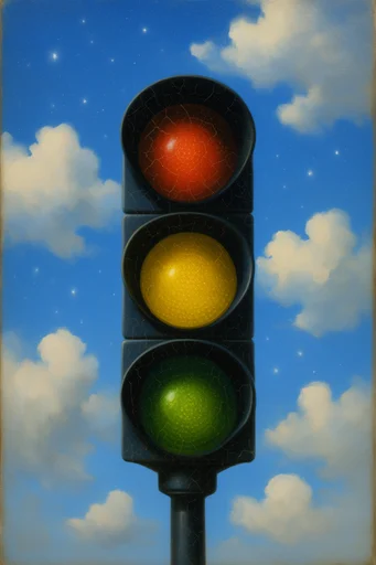 Metaphysical Celestial Surrealism style reference image — magical realism