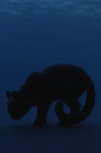 Cinematic Abyssal Noir style reference image — volumetric atmospheric haze