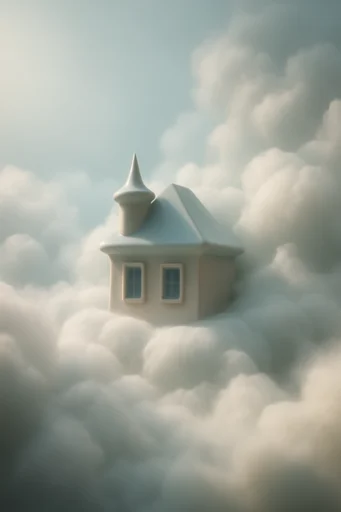 Ethereal Cloud Minimalism style AI image example 4