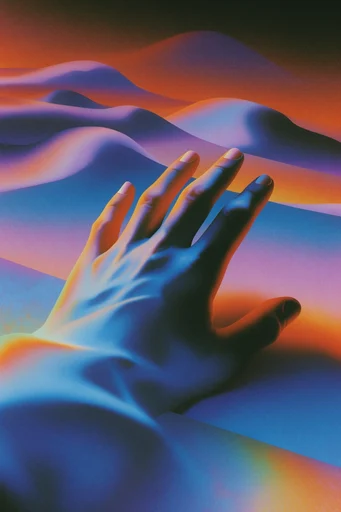 Chromatic Retro Surrealism style reference image — retro surrealism