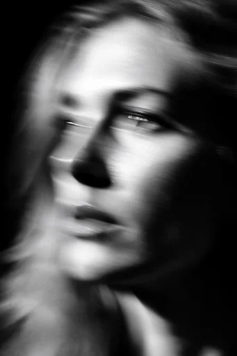 Spectral Kinetic Noir style reference image — ghostly motion trails
