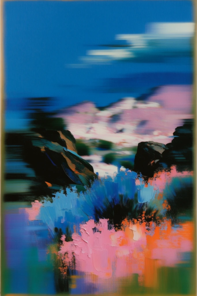Digital Impasto Surrealism style AI image example 2