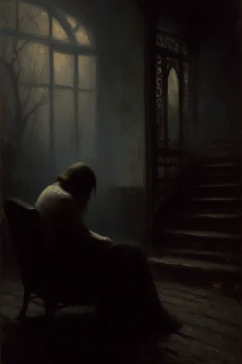 Nocturnal Gothic Tonalism moodboard — generate AI images in this style
