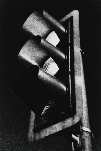 Gritty Chiaroscuro Noir style reference image — extreme chiaroscuro