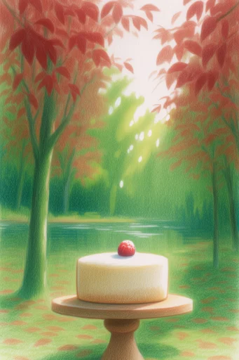 Tactile Verdant Illustration style reference image — organic landscape patterns