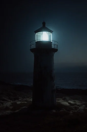 Cinematic Nocturnal Noir style reference image — solitary silhouette