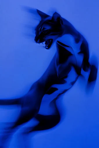 Spectral Kinetic Noir style reference image — spectral light trails