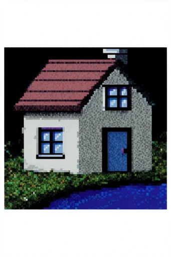 Analog Glitch Fantasy style AI image example 4