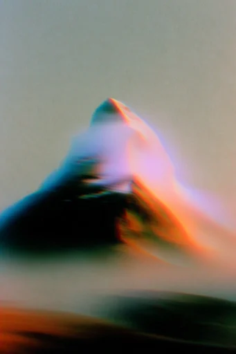 Cinematic Analog Dreamscape style reference image — analog film grain