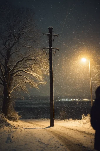 Cinematic Nocturnal Melancholia style reference image — analog film grain
