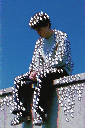 Analog Glitch Nostalgia moodboard — generate AI images in this style