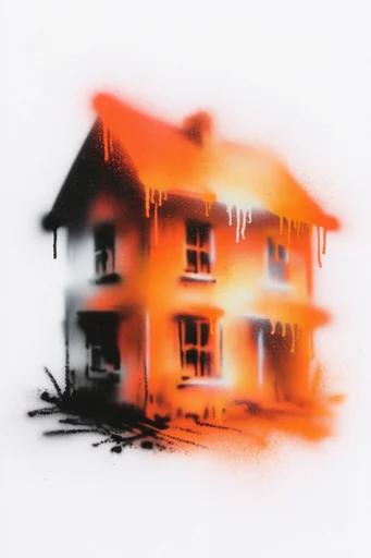 Radioactive Noir Surrealism style AI image example 4