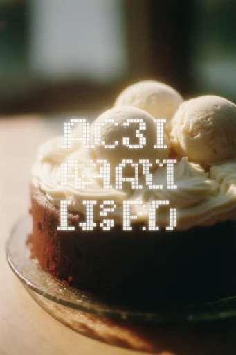 Luminous Typographic Realism style reference image — mixed media digital art