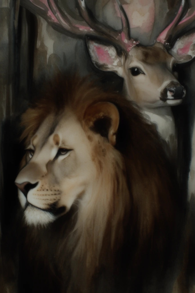 Cinematic Gothic Chiaroscuro style AI image example 3