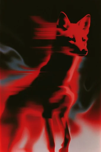 Crimson Noir Surrealism style AI image example 3