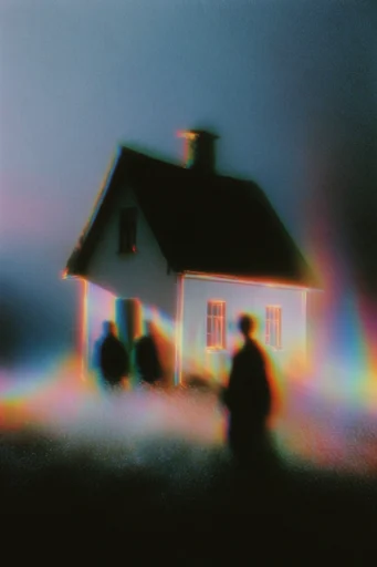 Ethereal Prismatic Nostalgia style reference image — ethereal glitter overlay