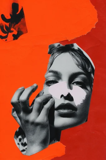 Surreal Retro-Futurist Collage moodboard — generate AI images in this style