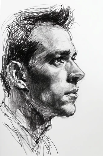 Raw Monochromatic Noir style reference image — chiaroscuro lighting