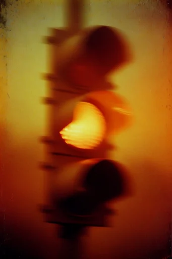 Amber Haze Nocturne style reference image — motion blur