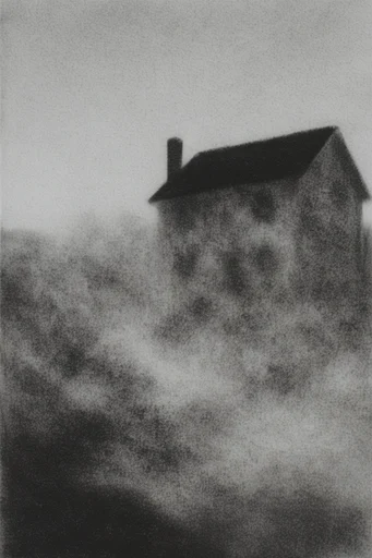 Atmospheric Monochromatic Noir style reference image — atmospheric chiaroscuro