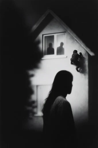 Stark Monochromatic Liminality style AI image example 4