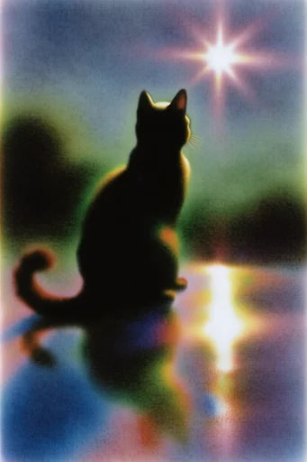 Nostalgic Liminal Glitch style reference image — lo-fi soft focus