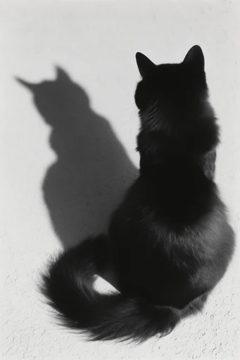 Stark Noir Minimalism style reference image — sharp focus