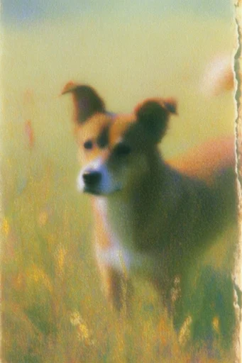 Ethereal Pastoral Impressionism style reference image — dissolving edges