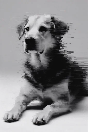 Fragmented Digital Elegance style reference image — fragmented geometry
